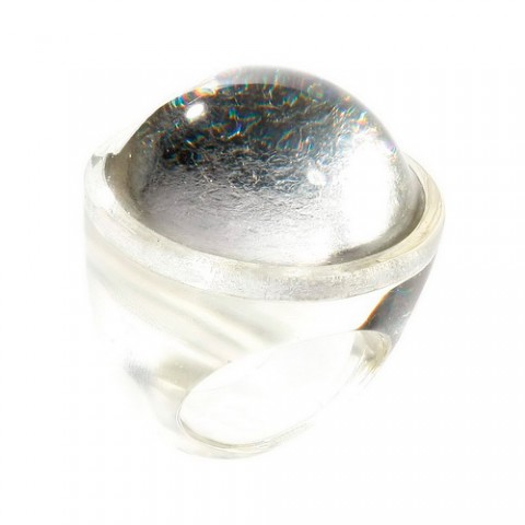 Кольцо Zsiska - Twist silver round M