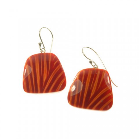 Серьги Zsiska - Diva orange ww