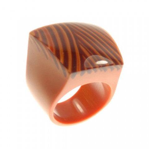 Кольцо Zsiska - Diva orange M