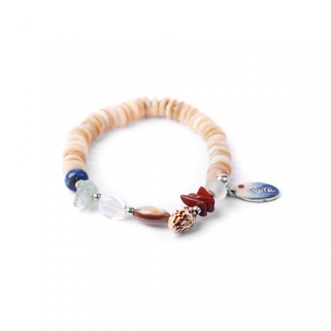 Браслет из аквамарина, яшмы, лазурита и горного хрусталя BAHIA 13--30151