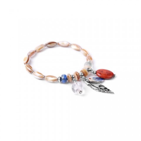 Браслет из аквамарина, яшмы, лазурита и горного хрусталя BAHIA 13--30154