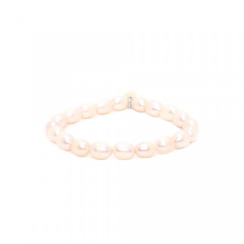Браслет из жемчуга, розовой ракушки и горного хрусталя EL NIDO 13--32722