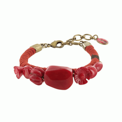 Браслет из коралла Ever Red beaded