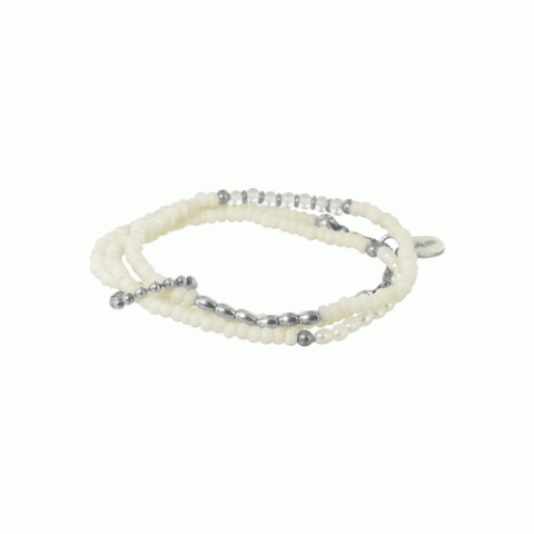 Браслет из жемчуга и горного хрусталя BLANCHE 13--23054