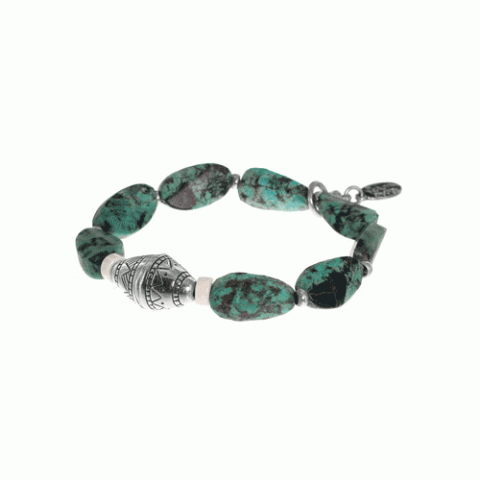 Браслет из бирюзы и тугаса KILIMANDJARO 13--23134