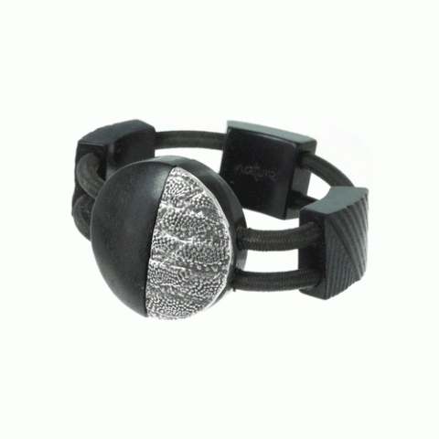 Браслет из горного кристалла и дерева Махогани PERPETUITY 13--23384