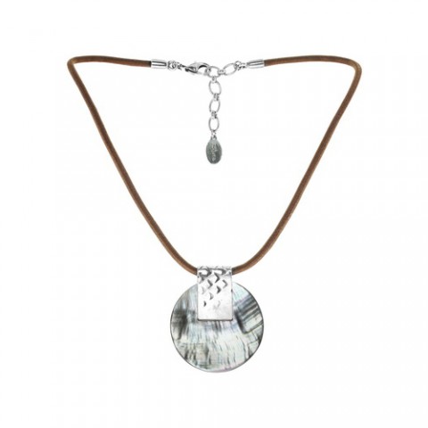 Колье из таитянского черного перламутра WORKSHOP 15--26605