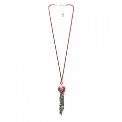 Колье из тибетской и африканской бирюзы KATMANDOU 15--27980