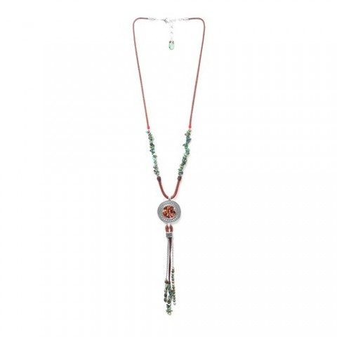 Колье из тибетской и африканской бирюзы KATMANDOU 15--27981