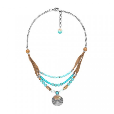 Колье из кокоса, перламутра и яшмы SURIGAO 15--41085