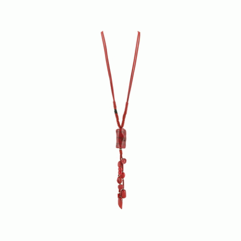 Колье из коралла Ever Red long necklace dangles 