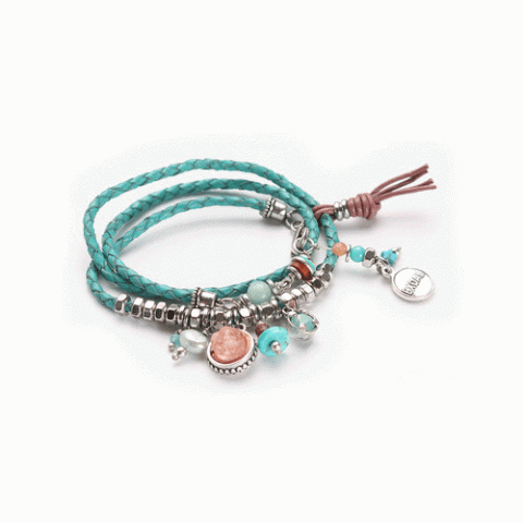 Браслет Exoal - Leather twist xl