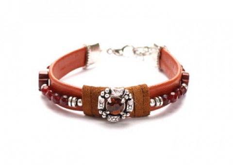 Браслет Exoal - Bracelet leather elegante