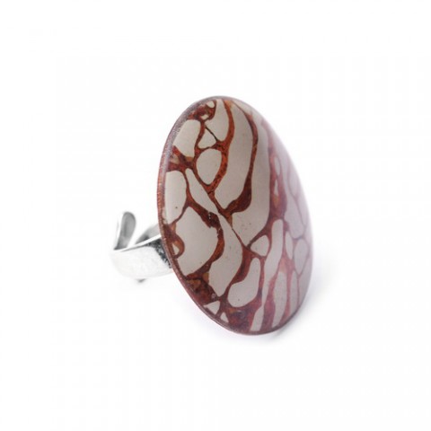 Кольцо из термитного гнезда и дерева Robles CONCRET JUNGLE 19--23202