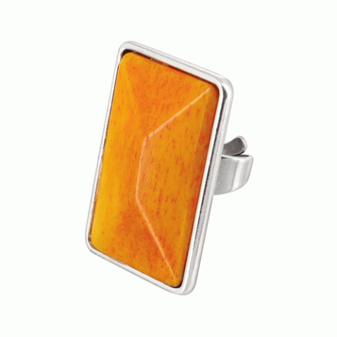 Кольцо из полированного рога ARIZONA DREAM br