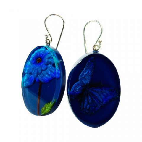 Серьги Zsiska - Butterfly marine next